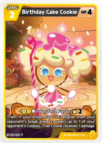 Image for Birthday Cake Cookie (BS5-032) (BS5-BS7) - CookieRun: Braverse TCG