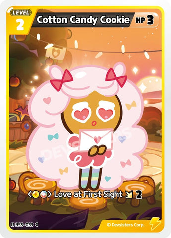 Image for Cotton Candy Cookie (033) (BS5-033) (BS5-BS7) - CookieRun: Braverse TCG
