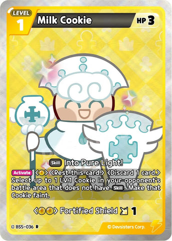 Image for Milk Cookie (036) (BS5-036) (BS5-BS7) - CookieRun: Braverse TCG