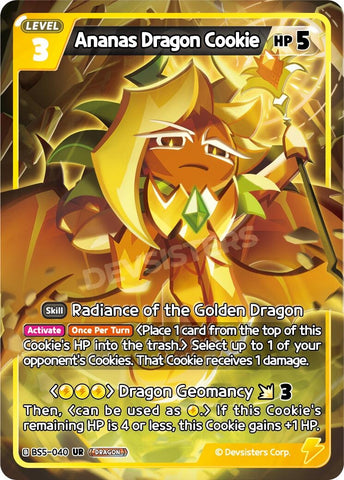 Image for Ananas Dragon Cookie (BS5-040) (BS5-BS7) - CookieRun: Braverse TCG