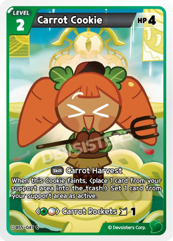 Image for Carrot Cookie (BS5-047) (BS5-BS7) - CookieRun: Braverse TCG