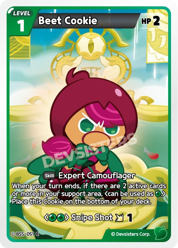 Image for Beet Cookie (BS5-051) (BS5-BS7) - CookieRun: Braverse TCG