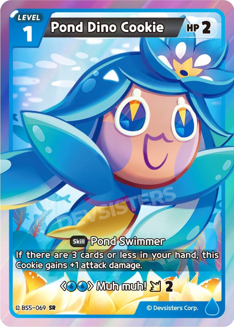 Image for Pond Dino Cookie (BS5-069) (BS5-BS7) - CookieRun: Braverse TCG
