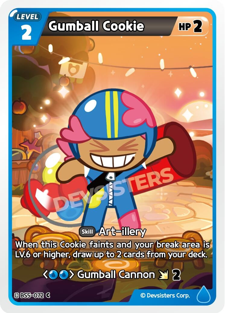Image for Gumball Cookie (BS5-072) (BS5-BS7) - CookieRun: Braverse TCG