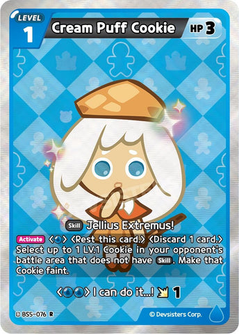 Image for Cream Puff Cookie (076) (BS5-076) (BS5-BS7) - CookieRun: Braverse TCG