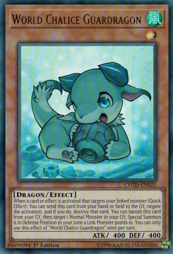 Guardragón Cáliz Mundial [COTD-EN021] Ultra Rara