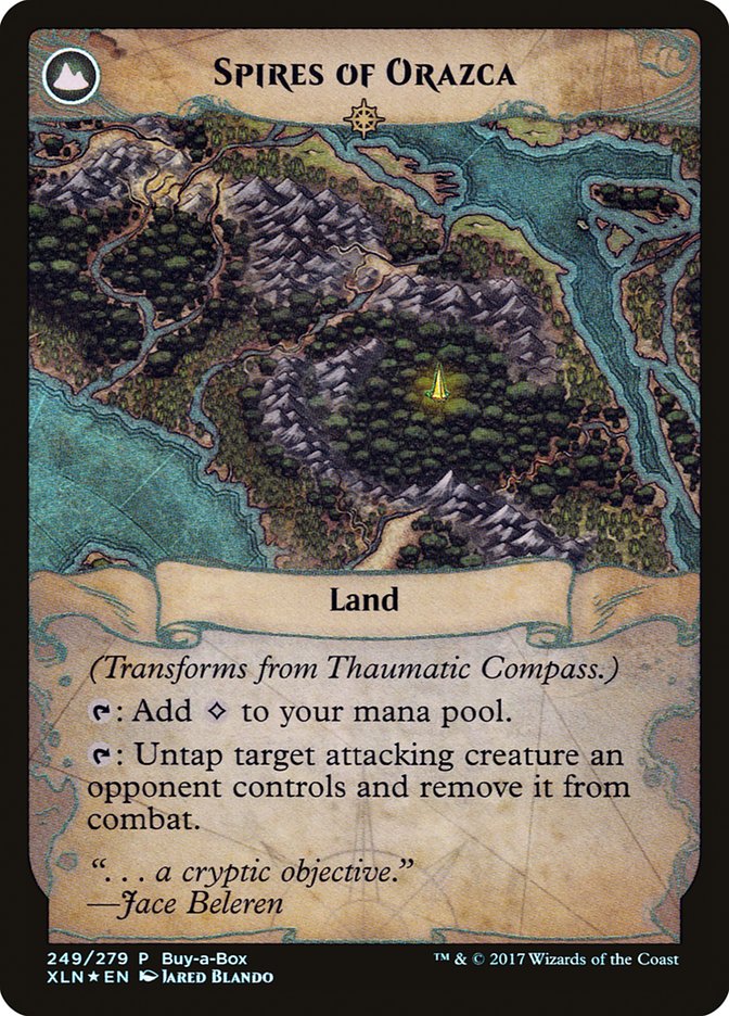Boussole thaumaturgique // Flèches d'Orazca (Buy-A-Box) [Ixalan Treasure Chest]