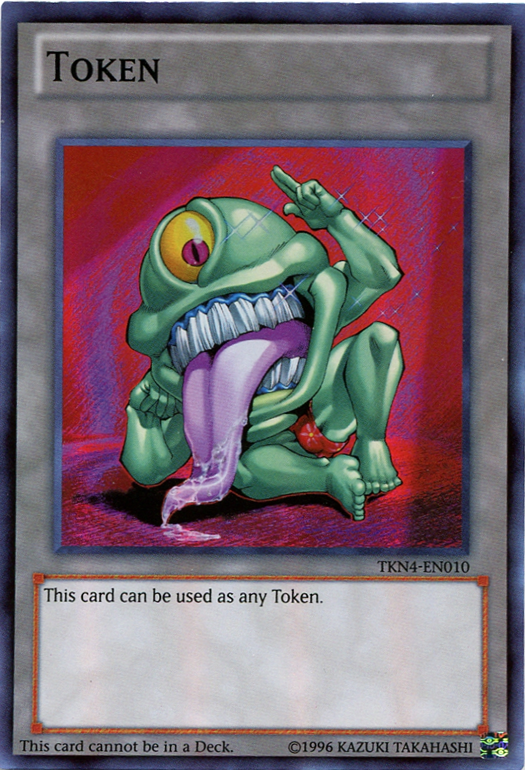 Jeton Ojama (Vert) [TKN4-EN010] Super Rare