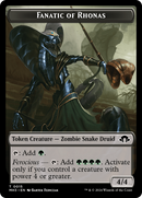 Engendrement Eldrazi // Fanatique de Rhonas Jeton recto-verso [Modern Horizons 3 Jetons]