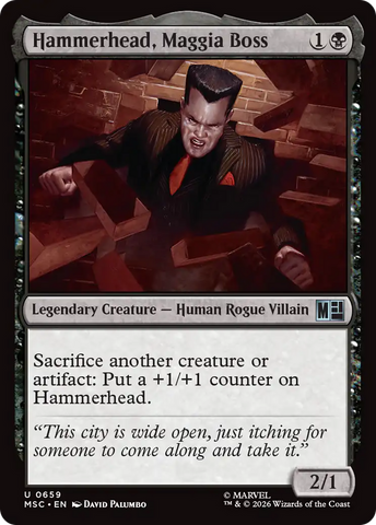 Cabeza de Martillo, jefe de la Maggia [Marvel Super Heroes Commander]