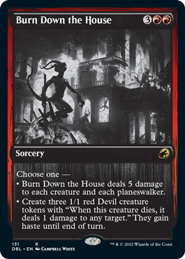 Incendiar la casa [Innistrad: Doble función]