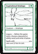 Antilope inspirante (Édition 2021) [Cartes de test Mystère Booster]