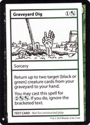Creuser une tombe [Cartes de test du Booster Mystère]