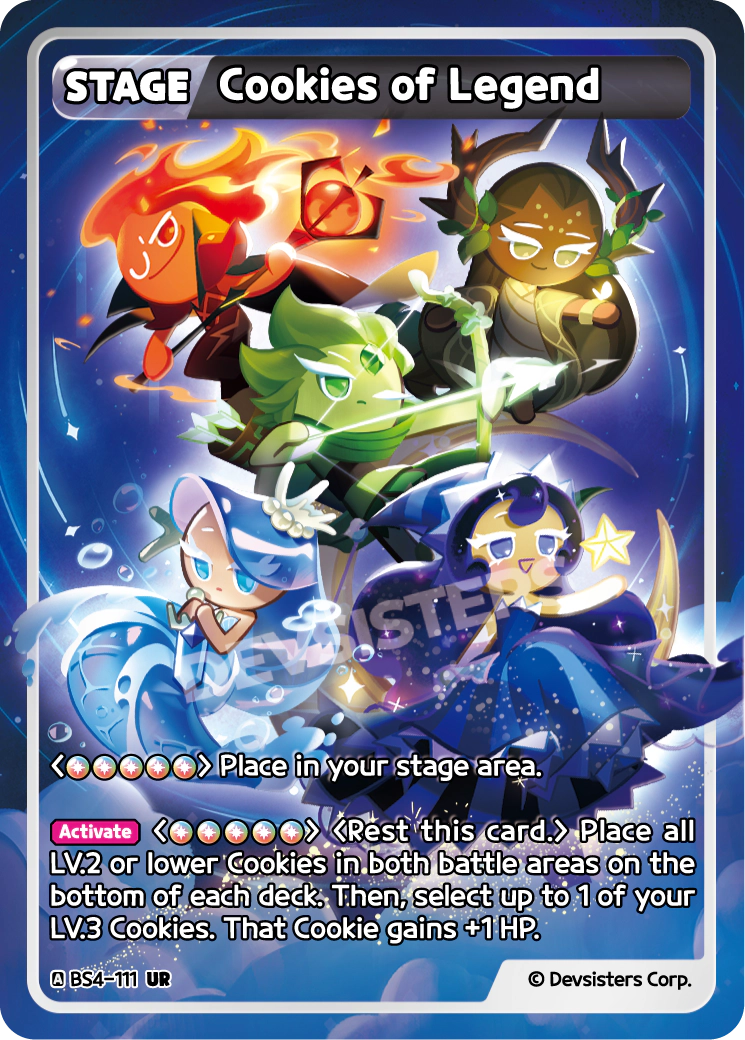 Image for Cookies of Legend (BS4-111) (BS4) - CookieRun: Braverse TCG