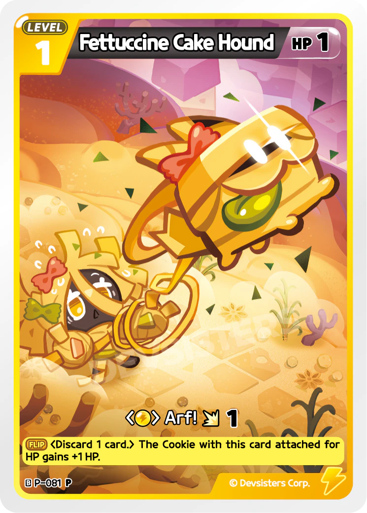 Image for Fettuccine Cake Hound (P-081) (P) - CookieRun: Braverse TCG