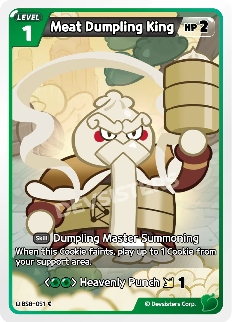 Image for Meat Dumpling King (BS8-051) (BS8) - CookieRun: Braverse TCG