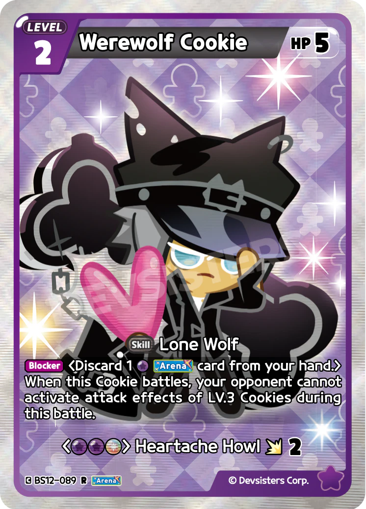 Image for Werewolf Cookie (BS12-089) (BS12) - CookieRun: Braverse TCG