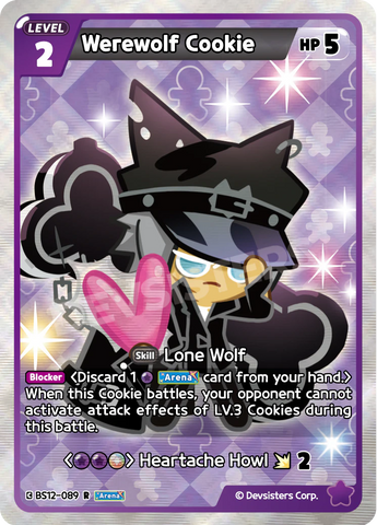 Image for Werewolf Cookie (BS12-089) (BS12) - CookieRun: Braverse TCG