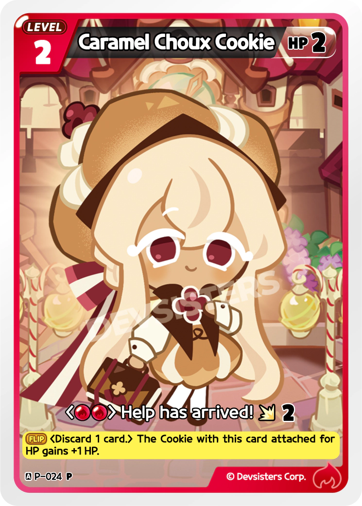 Image for Caramel Choux Cookie (P-024) (P) - CookieRun: Braverse TCG
