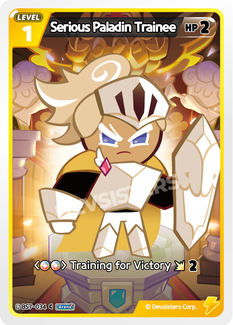 Image for Serious Paladin Trainee (BS7-034) (BS7) - CookieRun: Braverse TCG