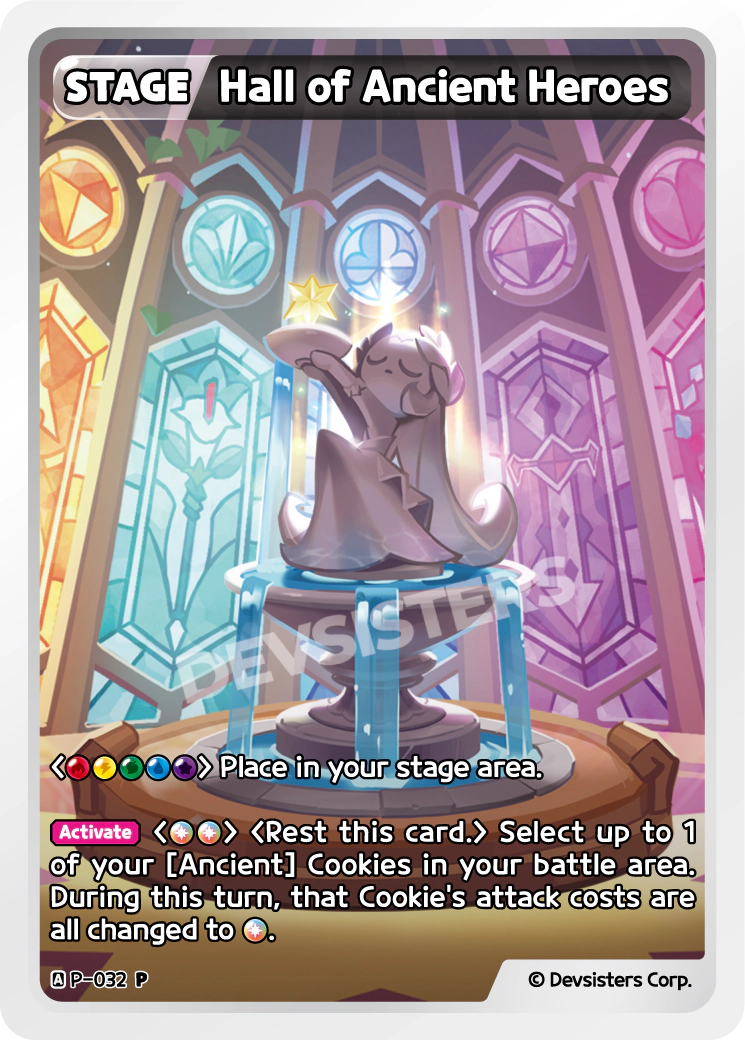 Image for Hall of Ancient Heroes (P-032) (P) - CookieRun: Braverse TCG
