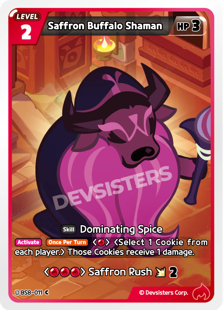 Image for Saffron Buffalo Shaman (BS8-011) (BS8) - CookieRun: Braverse TCG