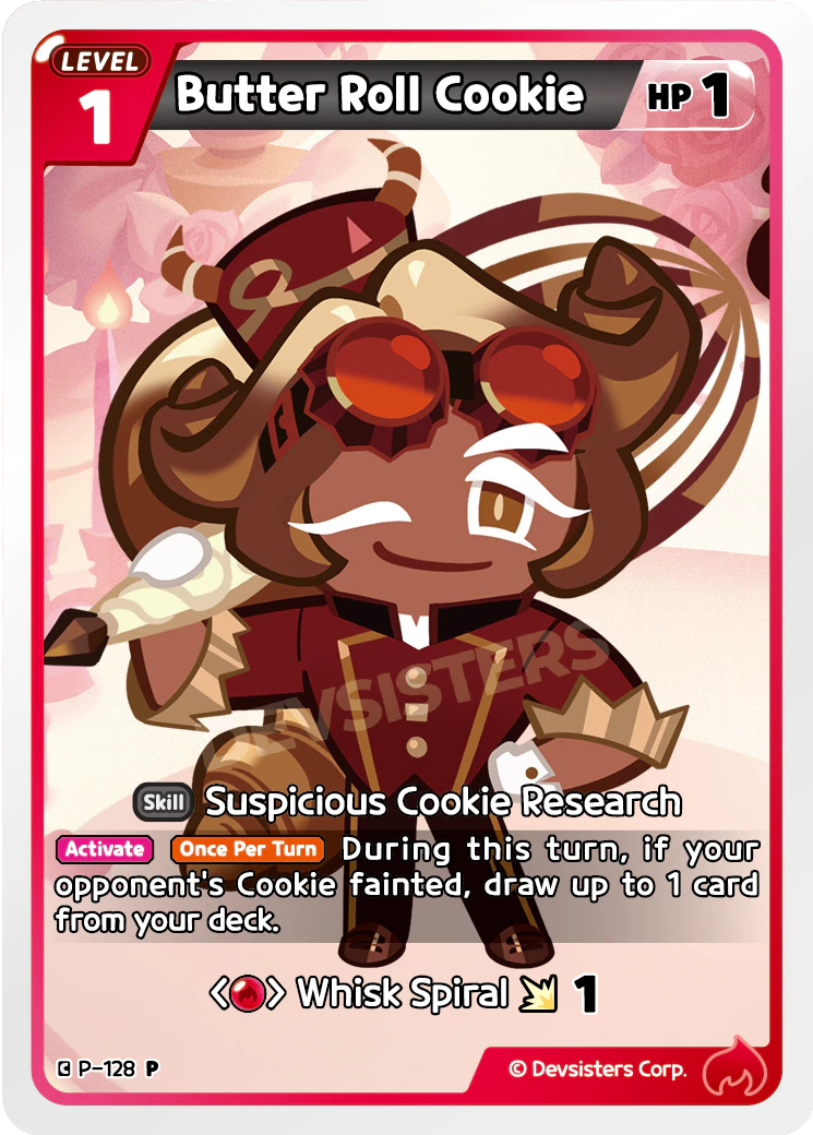 Image for Butter Roll Cookie (P-128) (P) - CookieRun: Braverse TCG