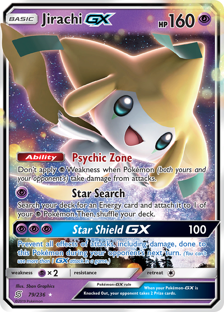 Jirachi GX (79/236) [Soleil et Lune : Harmonie des Esprits]