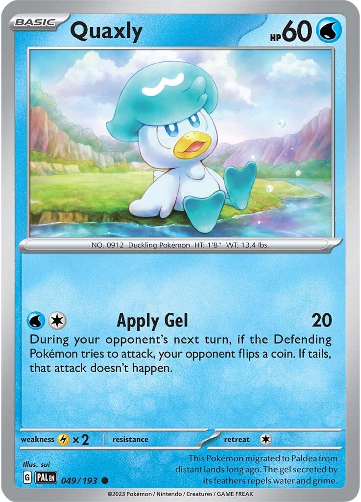 Quaxly (049/193) [Escarlata y Púrpura: Evolución en Paldea]