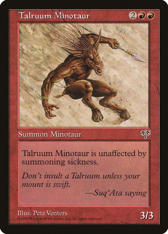 Minotaure de Talruum [Mirage]