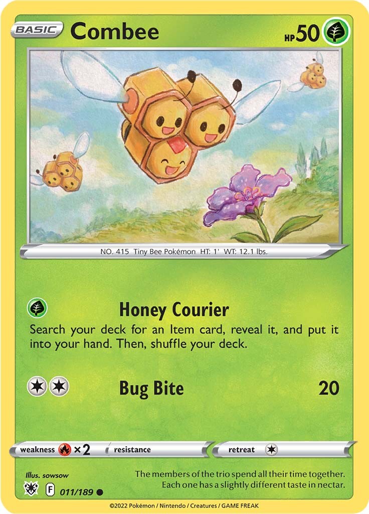 Combee (011/189) [Espada y Escudo: Resplandor Astral]