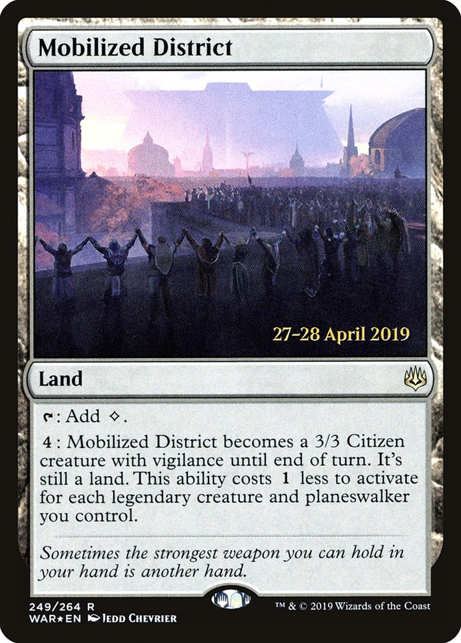District Mobilisé [Promos d'Avant-Première La Guerre des Planeswalkers]