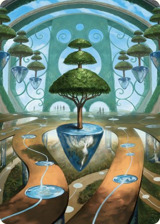 Carte artistique Sources de rajeunissement [Série artistique Commander Masters]