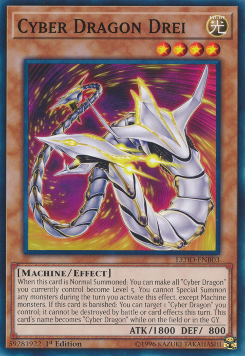 Cyber Dragon Drei [LEDD-FRB03] Commune
