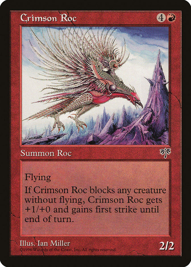 Roc cramoisi [Mirage]