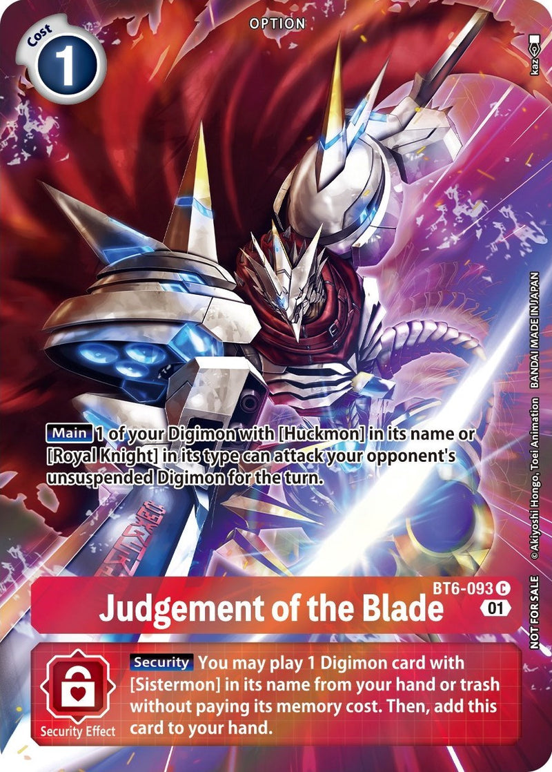 Juicio de la Hoja [BT6-093] (Baraja Premium) [Promocionales Doble Diamante]