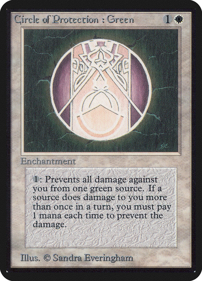 Cercle de protection : Vert [Édition Alpha]