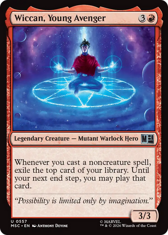Wiccan, Joven Vengador [Marvel Superhéroes Commander]