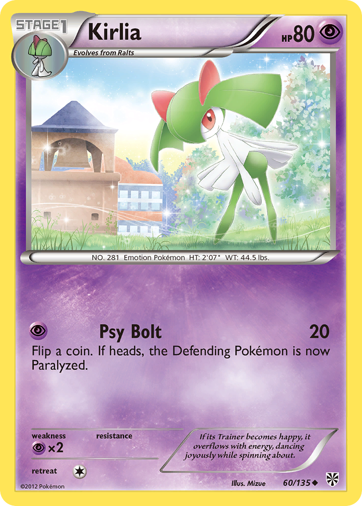 Kirlia (60/135) [Negro y Blanco: Tormenta Plasma]