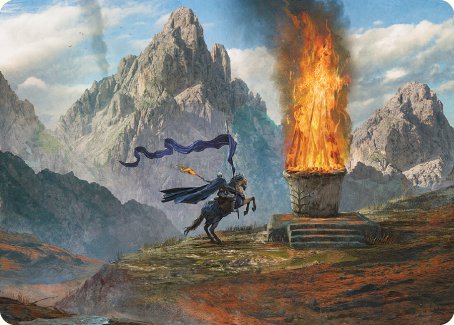 Carta de arte de Llamada de auxilio [El Señor de los Anillos: relatos de la Tierra Media - Serie de arte]