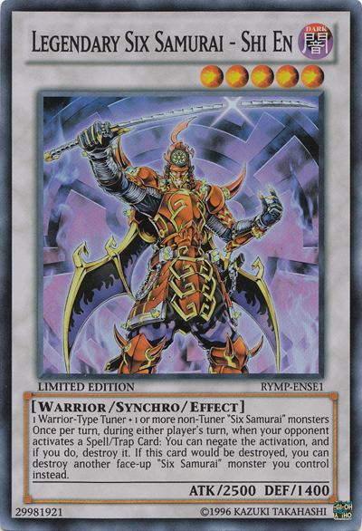 Six Samouraïs Légendaires - Shi En [RYMP-ENSE1] Super Rare
