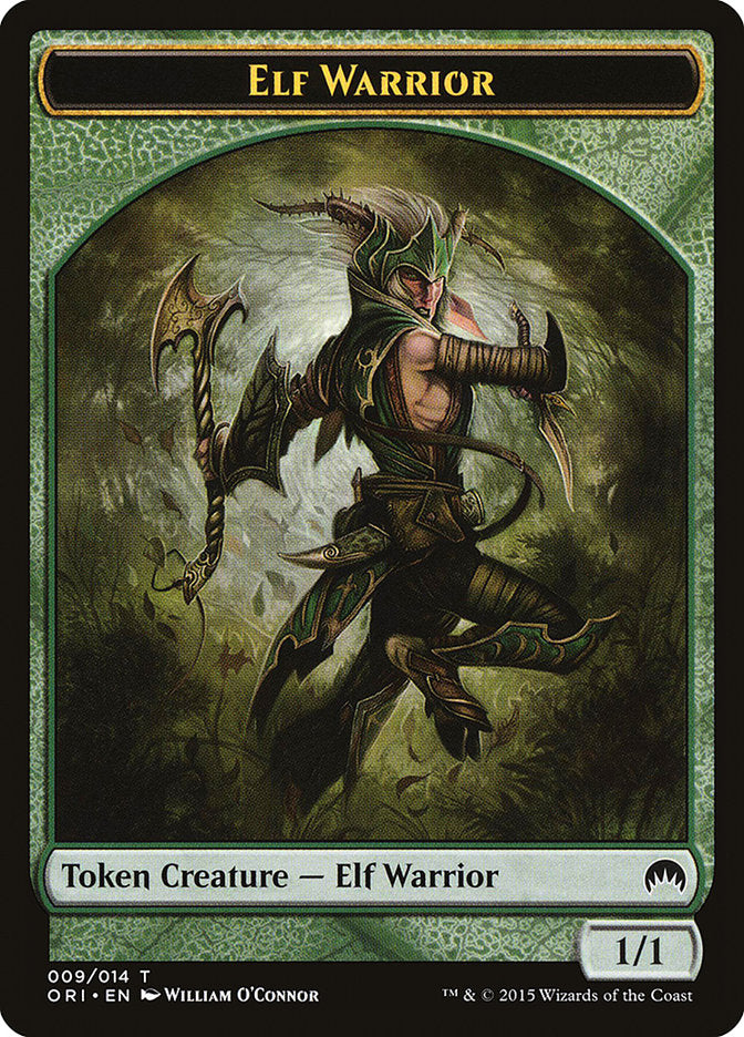 Jeton Guerrier Elfe [Magic Origines Jetons]