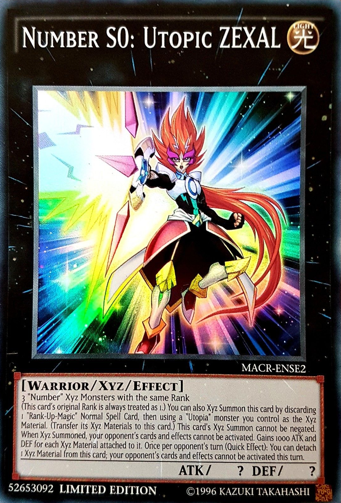 Numéro S0 : Utopique Zexal [MACR-ENSE2] Super Rare