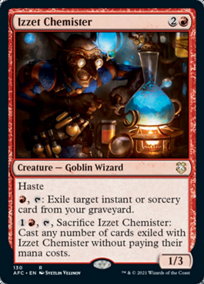 Chimiste des Izzet [Dungeons & Dragons: Adventures in the Forgotten Realms Commander]