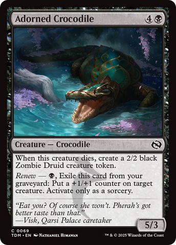 Cocodrilo Adornado [Tarkir: Tormenta de Dragones]