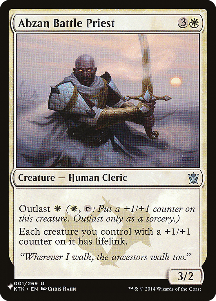Sacerdote de batalla abzan [The List]