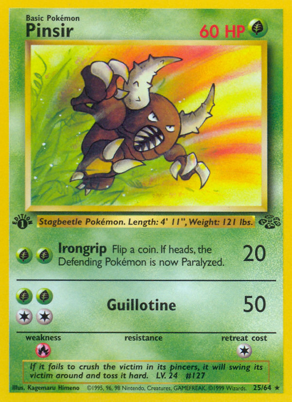 Pinsir (25/64) [Jungla 1ª Edición]
