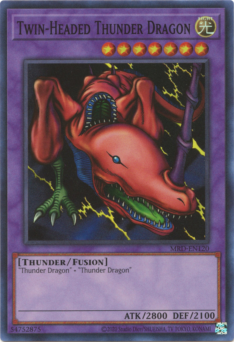 Dragón del Trueno de Dos Cabezas (25 Aniversario) [MRD-EN120] Súper Rara