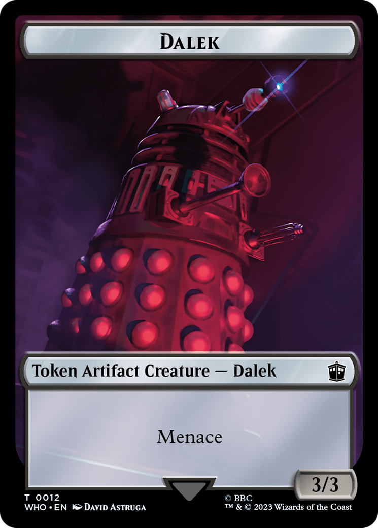 Ángel alienígena // Ficha de doble cara Dalek [Fichas de Doctor Who]