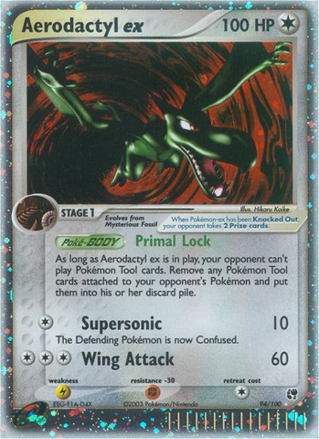 Aerodactyl ex (94/100) [EX: Tormenta de Arena]